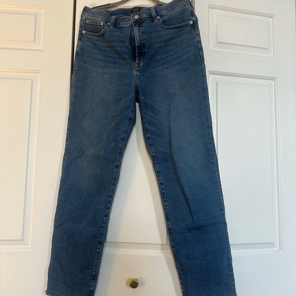 J. Crew Blue Straight Leg Jeans Classic Style